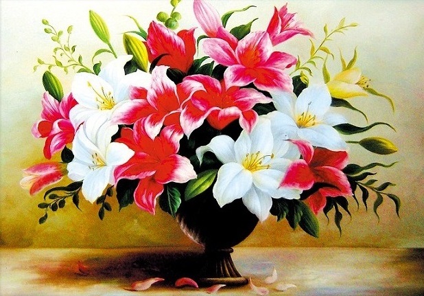 Tranh vẽ hoa